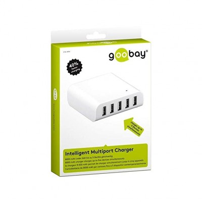 Cargador inteligente 8000mAh 5 USB