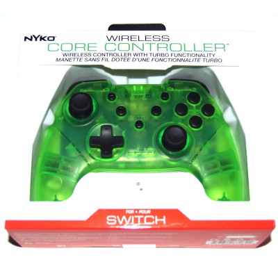 Mando Pro compatible Switch Bluetooth Nyko verde transparente