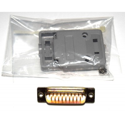 Conector SUB-D 19 macho + carcasa