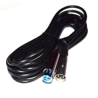 Cable XLR 3 pin macho-hembra 5m.