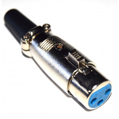 Conector XLR 3 pin hembra