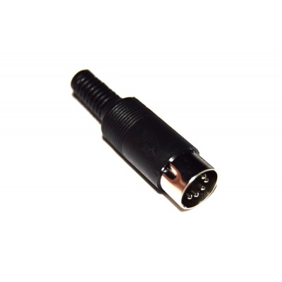 Conector DIN 5 180º macho