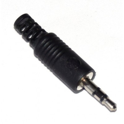 Conector jack 3.5mm macho estéreo (redondo)