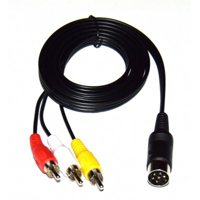 Cable AV MSX Sony HB-55P HB-75P HB-101P HB-201P HB-501P HB-10P