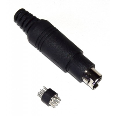 Conector Mini-DIN 10 macho