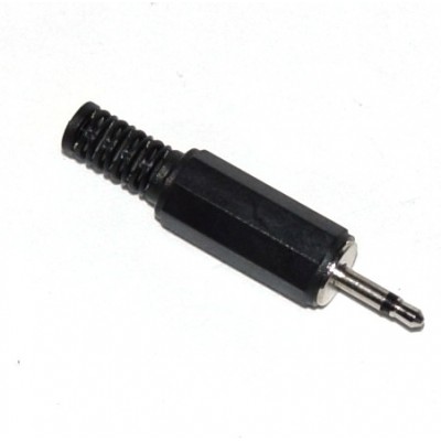 Conector jack 2.5mm macho mono (hexagonal)