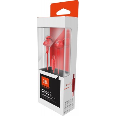 Auriculares in-ear JBL C100SI rojo