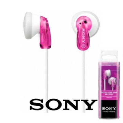 Auriculares botón Sony MDR-E9LP rosa
