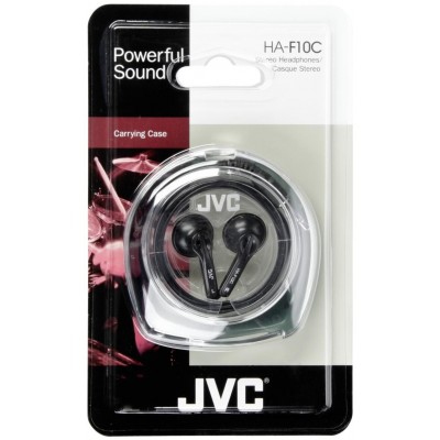 Auriculares botón JVC HA-F10C negros