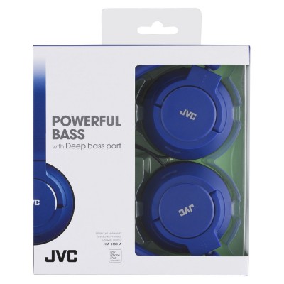 Auriculares diadema JVC HA-S180 azul