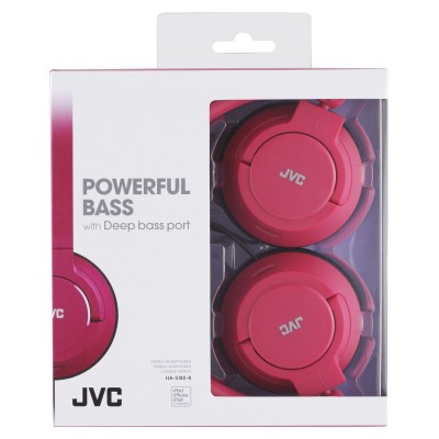 Auriculares diadema JVC HA-S180 rojo