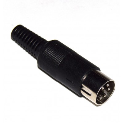 Conector DIN 5 60º macho