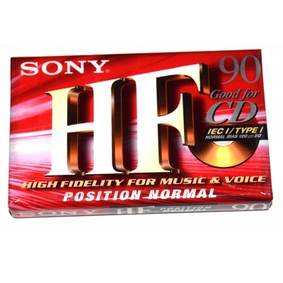 Cinta de Cassette vírgen Sony HF90