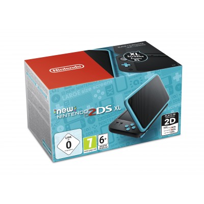 Consola Nintendo New 2DS XL Negro/Turquesa