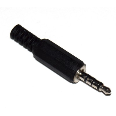 Conector jack 3.5mm 4 contactos macho