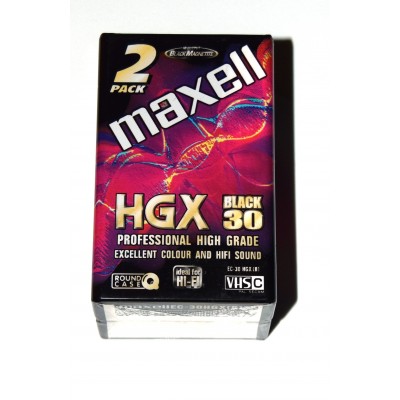 Cinta VHS-C Maxell EC-30 HGX (pack 2 cintas)