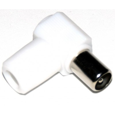 Conector antena 9.5mm. macho acodado