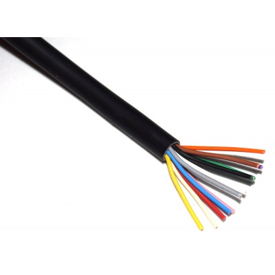 Cable manguera 12x0.20mm2 negro (a metros)